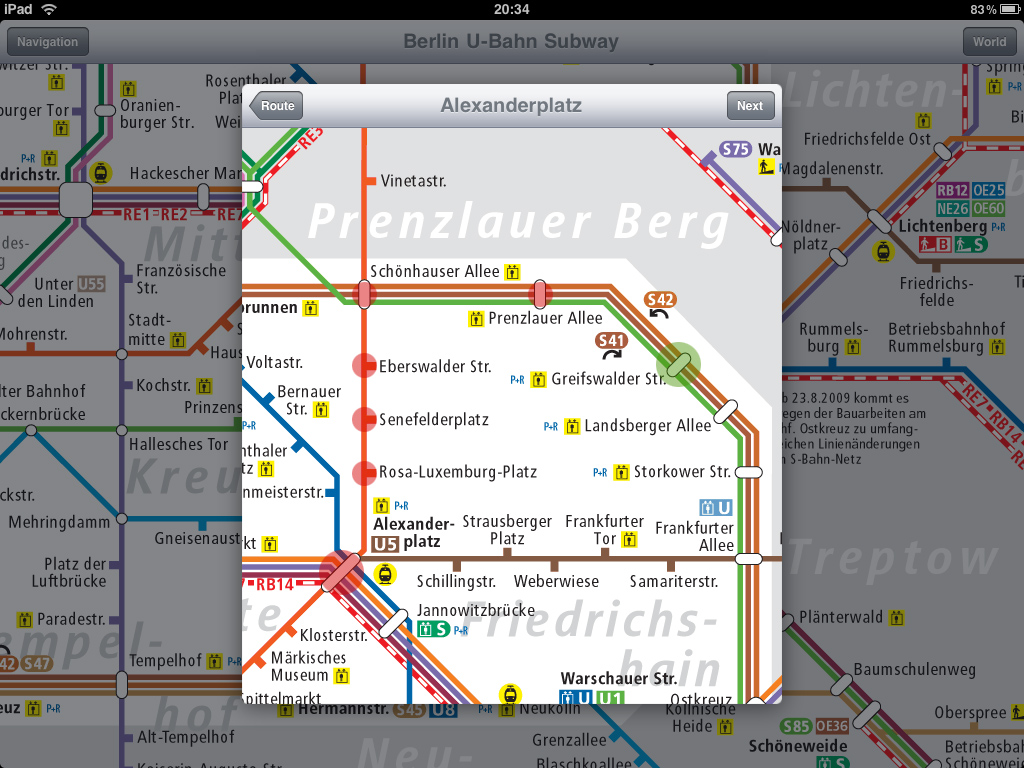 Berlin Subway for iPad