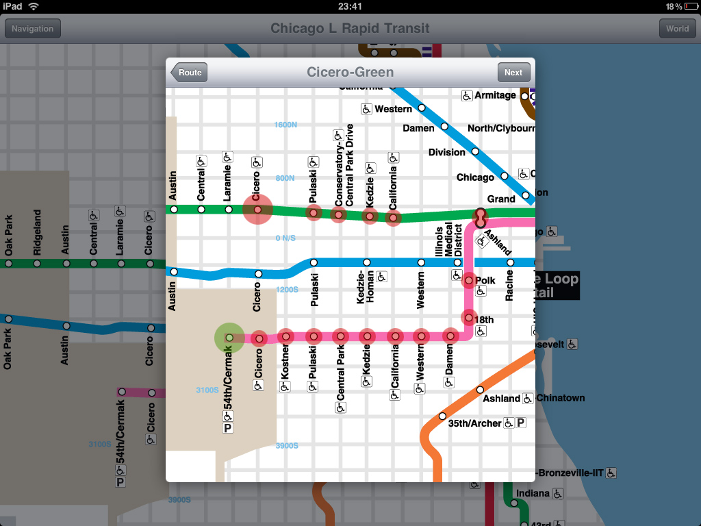 Chicago L Rapid Transit for iPad