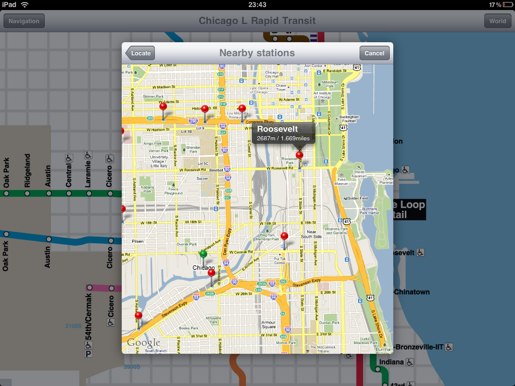 Chicago L Rapid Transit for iPad
