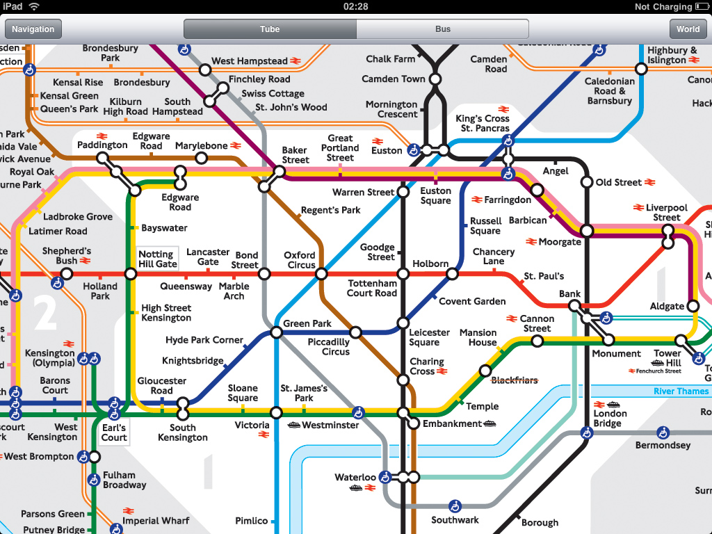 London Tube for iPad