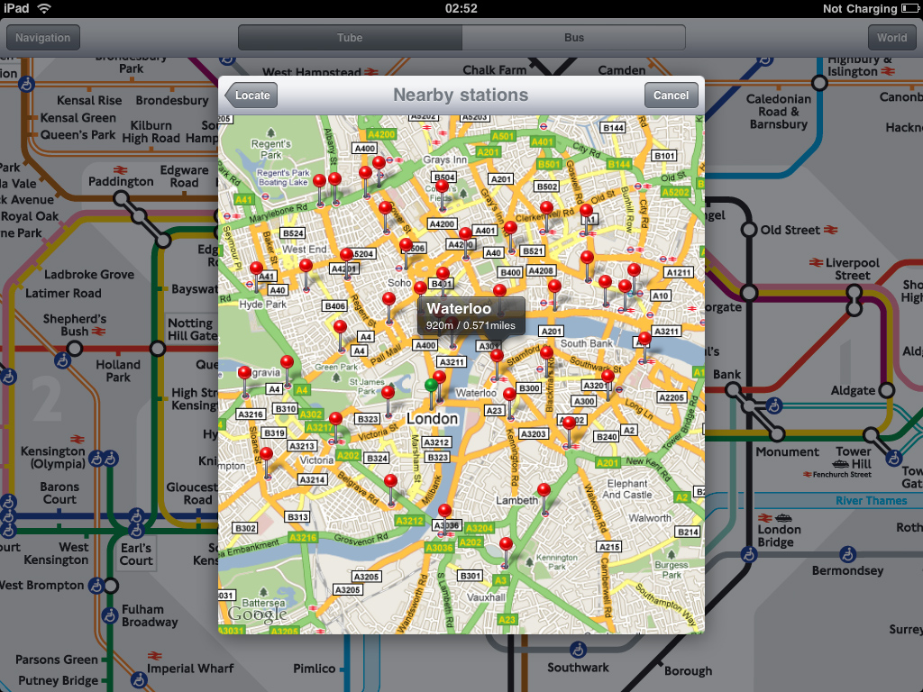 London Tube for iPad