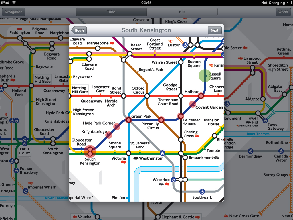 London Tube for iPad