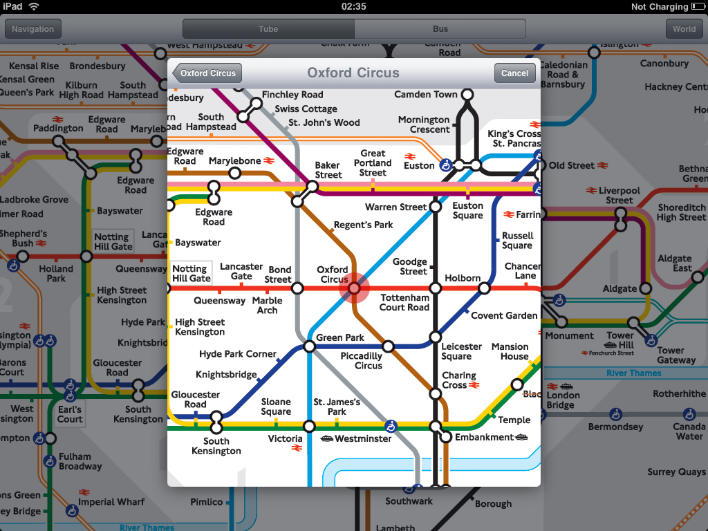 London Tube for iPad