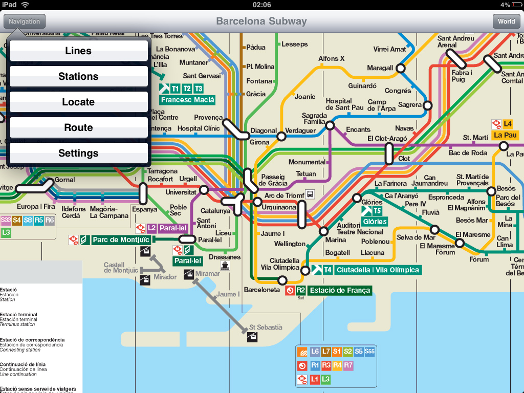 Metro Barcelona for iPad