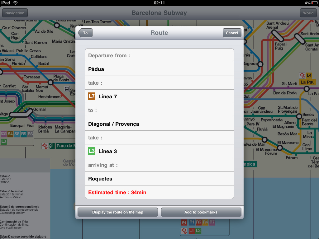 Metro Barcelona for iPad
