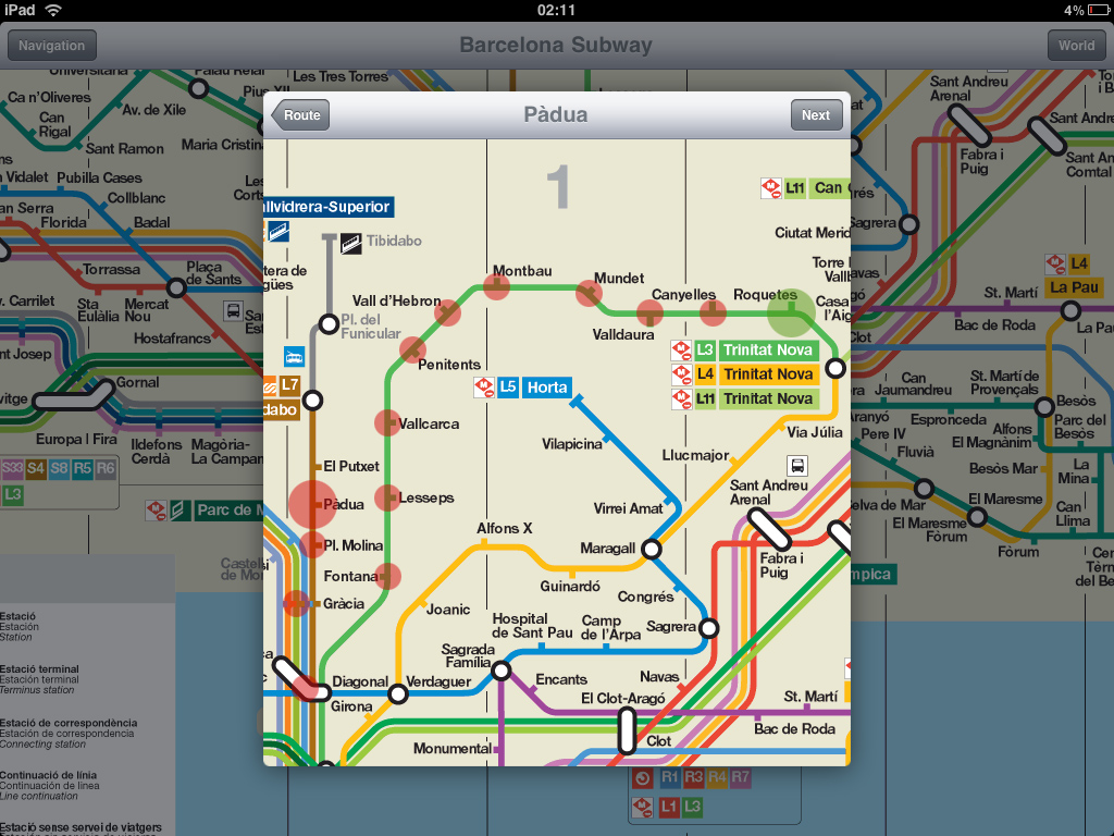 Metro Barcelona for iPad