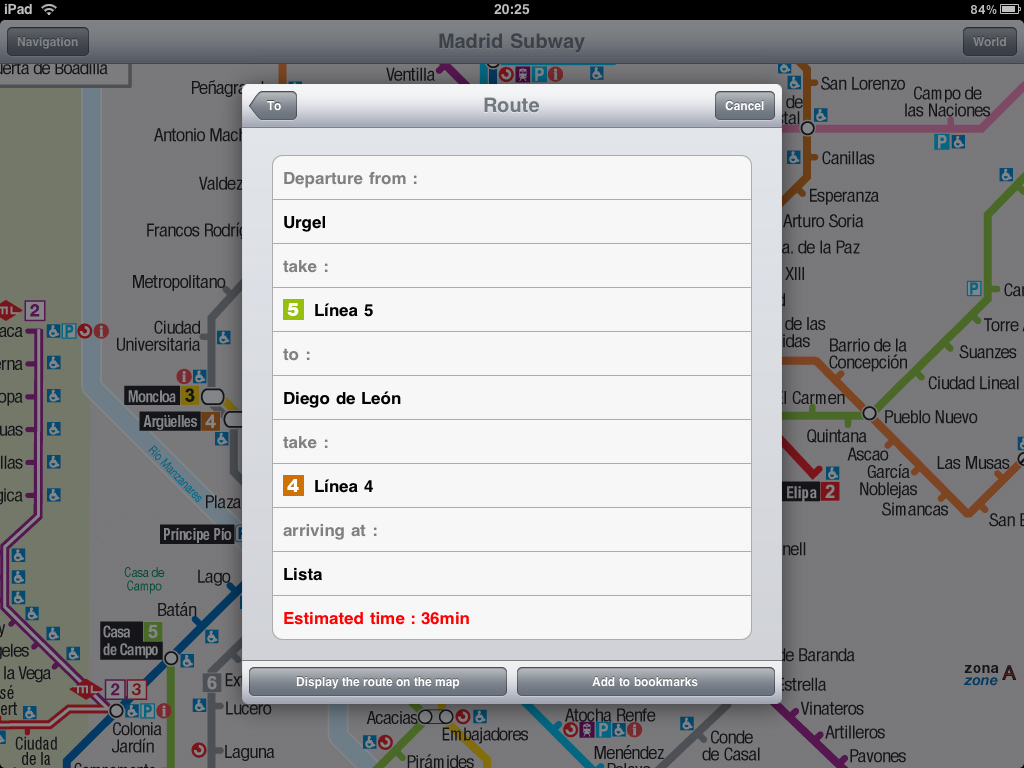 Metro Madrid for iPad