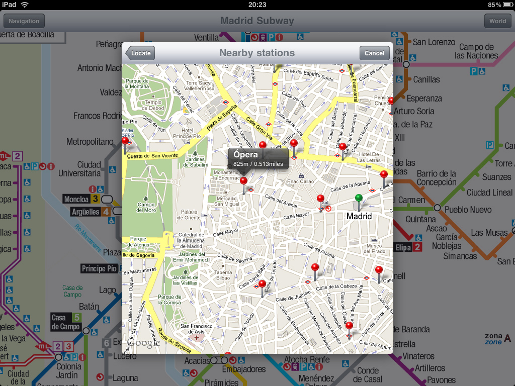 Metro Madrid for iPad