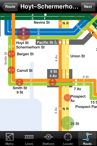 Download New York Subway Application for iPhone and iPod Touch