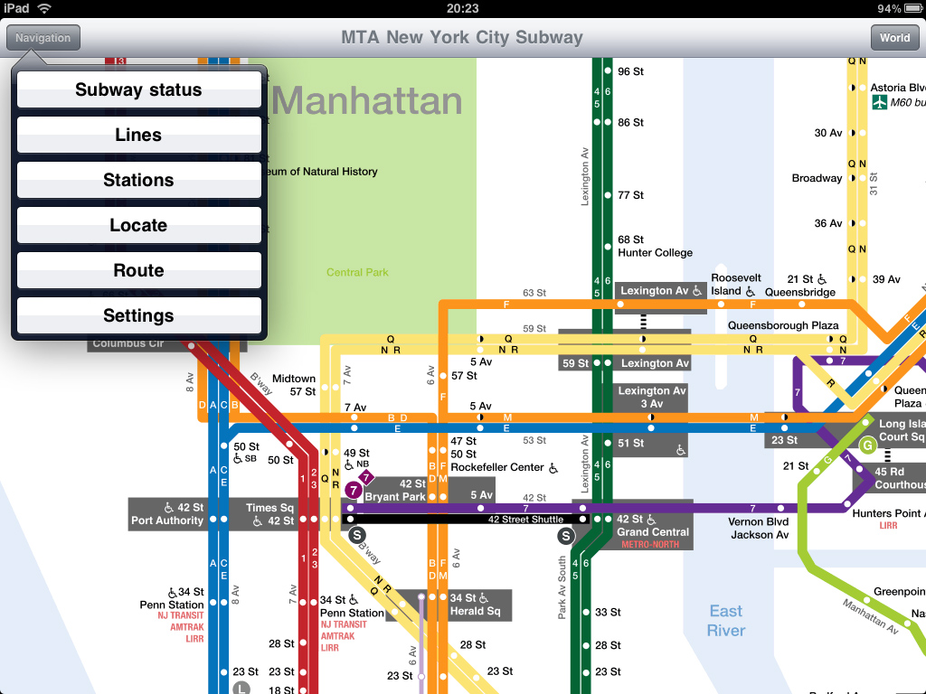 New York Subway for iPad