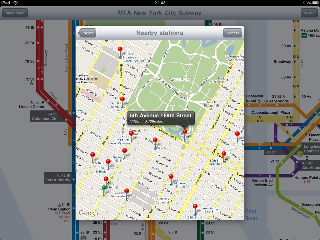 New York Subway for iPad