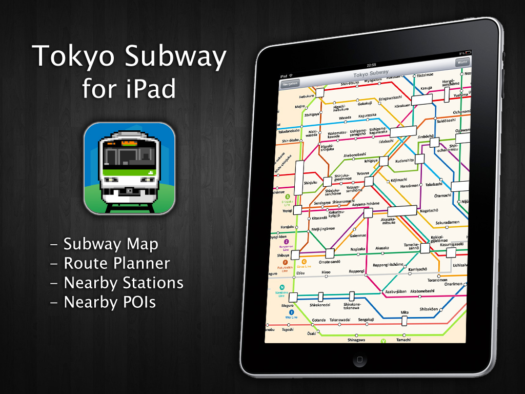 Tokyo Subway for iPad