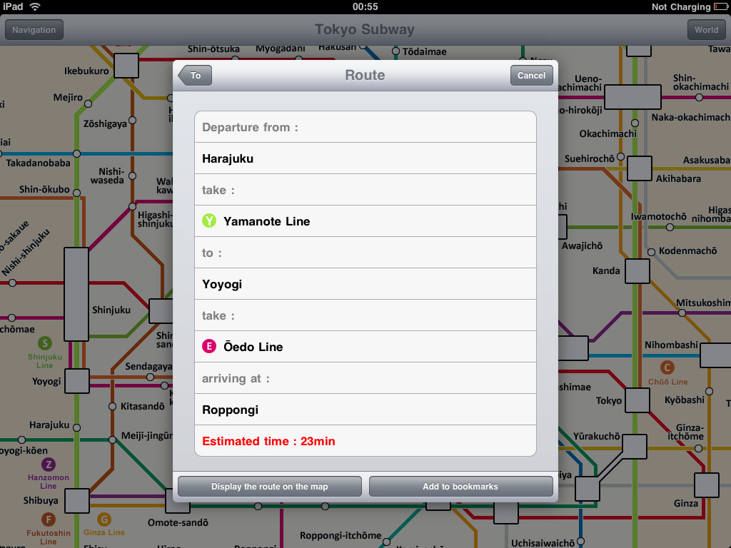 Tokyo Subway for iPad