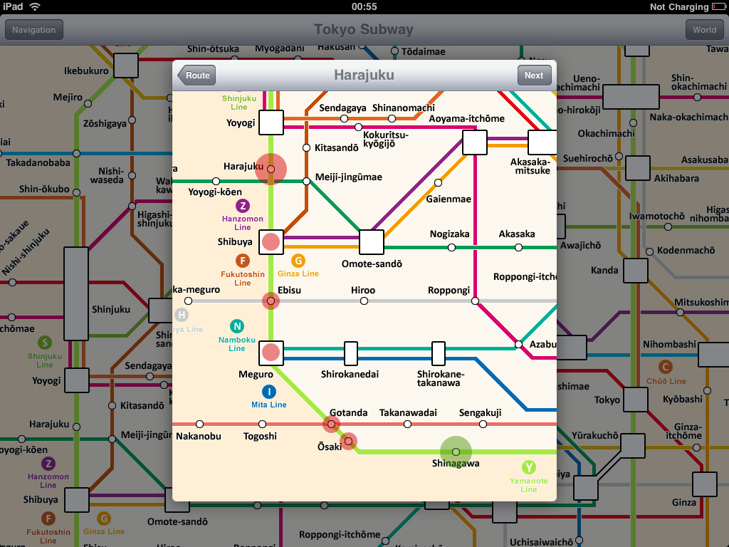 Tokyo Subway for iPad