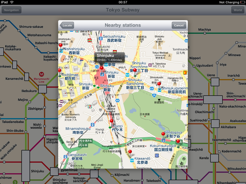 Tokyo Subway for iPad