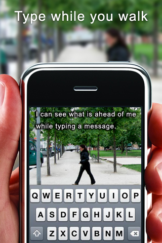 Type while you walk