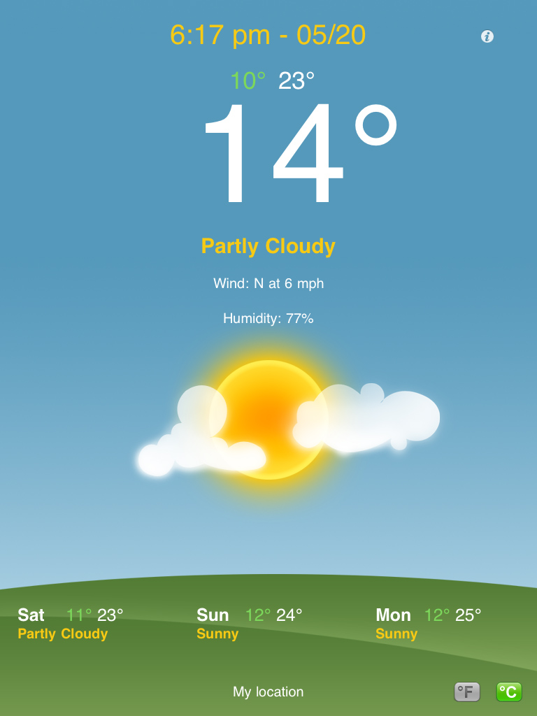 Weather for iPad