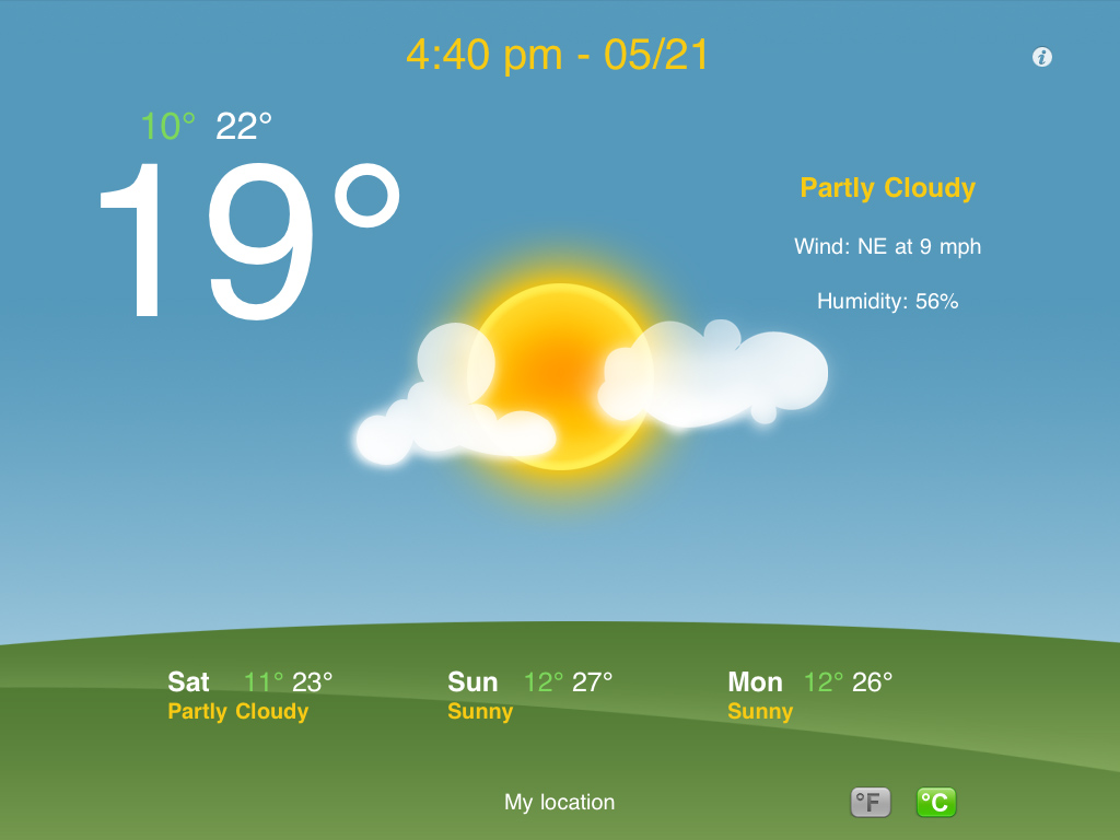 Weather for iPad