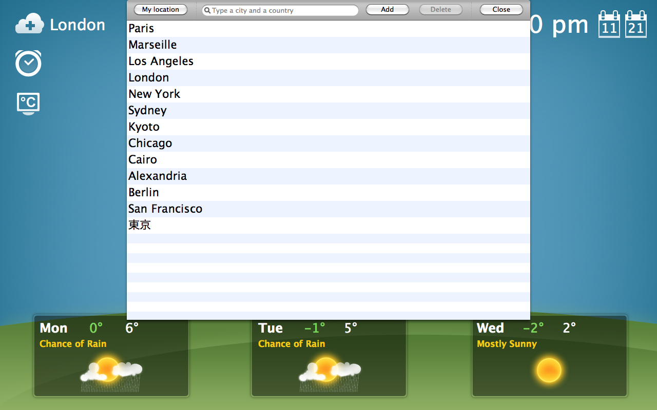 Weather HD for Mac