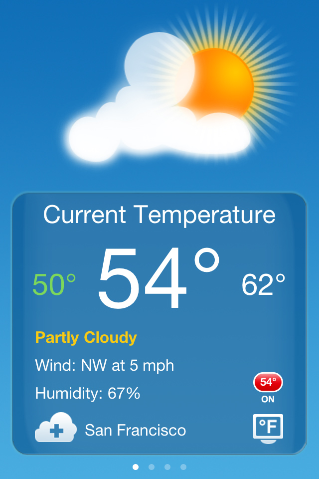 Weather And Temperature On Your Home Screen IPhone And IPod Touch