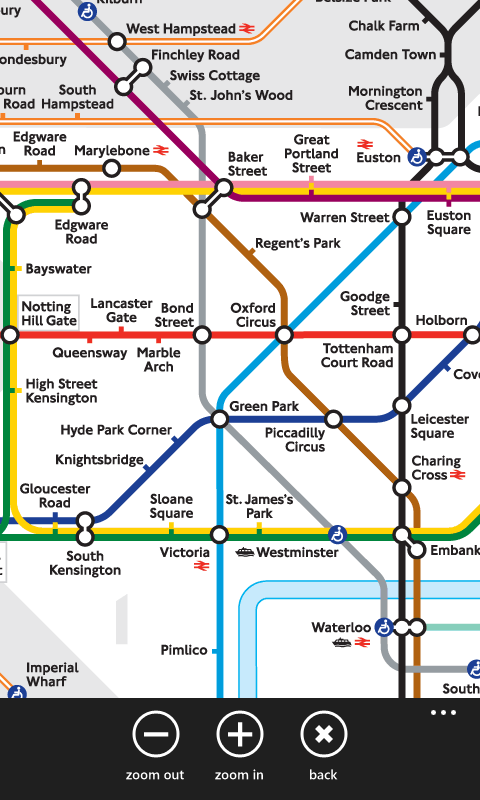 London Tube for Windows Phone 7